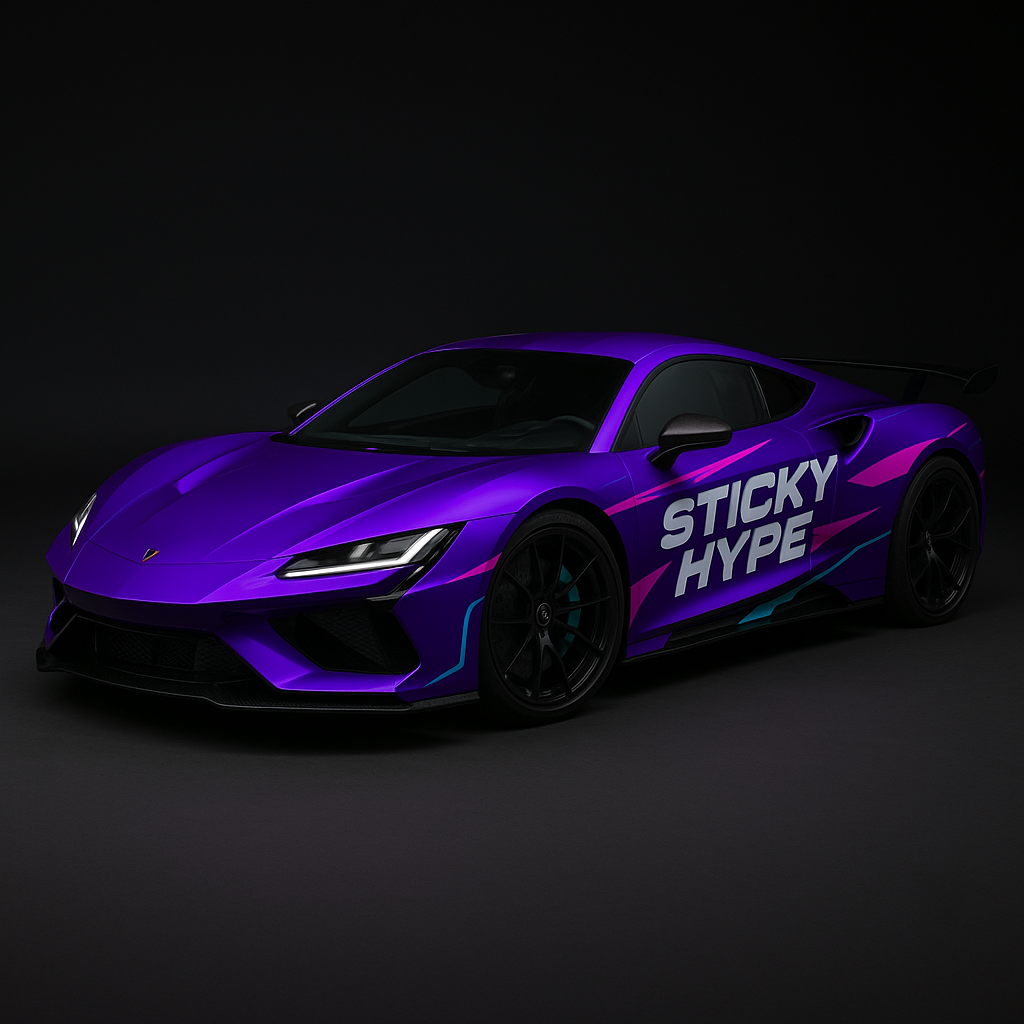 sticky hyper car